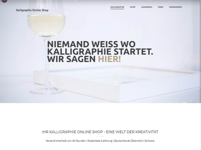 Kalligraphie Online Shop