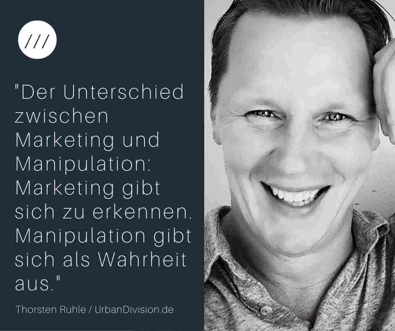 Marketing Weisheiten Marketing und Manipulation